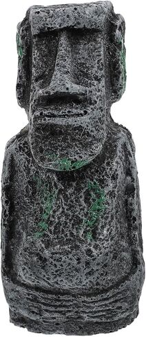 balacoo Easter Moai Statue for Aquarium Decor, Resin Easter Island Head Statue Betta Fish Landscape Decor for Terrariums, Fish Tank Rockery Ornament in Saudi Arabia