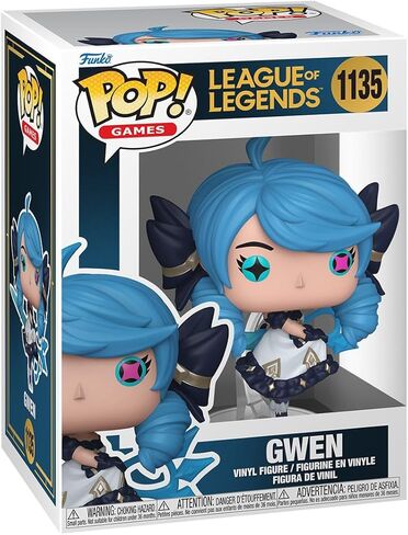 فانكو بوب! الألعاب: League of Legends - Gwen - شخصية الفينيل القابلة للتجميع - فكرة هدية - بضائع رسمية - ألعاب للأطفال والكبار - محبي ألعاب الفيديو - شخصية نموذجية لهواة الجمع والعرض in Kuwait