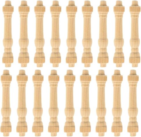 Ciieeo 24Pcs 1 12 Scale Miniature Dollhouse Railing Spindles for Living Room and Bedroom Furniture Accessories DIY Craft Decor in Saudi Arabia