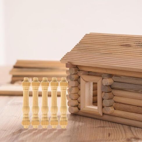 Ciieeo 24Pcs 1 12 Scale Miniature Dollhouse Railing Spindles for Living Room and Bedroom Furniture Accessories DIY Craft Decor in Saudi Arabia
