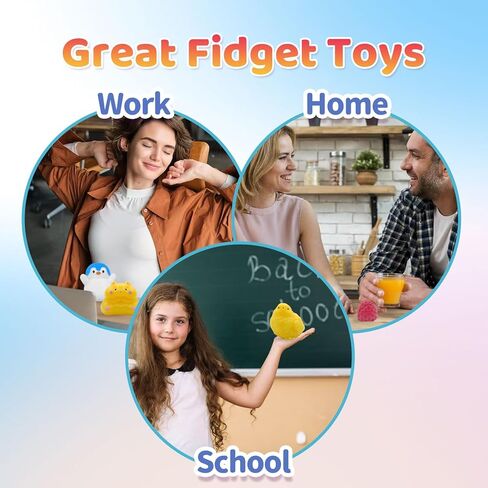 Taba Squishy Toys 15 Pcs, Squishies Pack Fidget Toys Set, Party Favors, Classroom Goodie Bag Stocking Stuffers for Kids Teens 4-8 8-12, Stress Relief Toys, Birthday Gifts for Girls Boys in Saudi Arabia