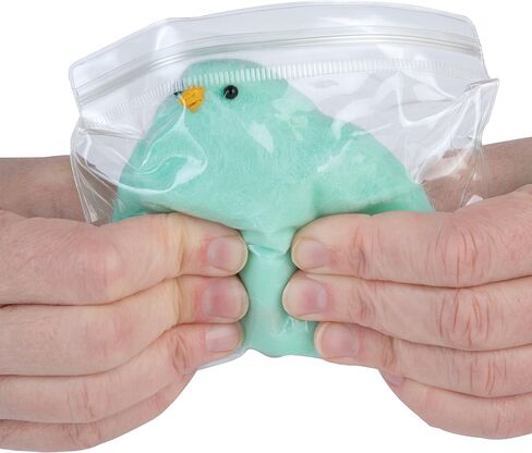 ORB Tabalicious TABA Squishy Chick (Green) - TABA Squishy Fluffs - Squish and Squeeze These Soft, Sticky, TABA Squishies, Perfect for Stress Relief - Sensory and Fidget Toys for Kids and Adults in Kuwait
