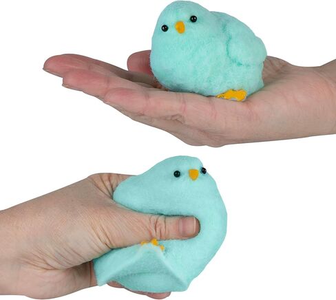 ORB Tabalicious TABA Squishy Chick (Green) - TABA Squishy Fluffs - Squish and Squeeze These Soft, Sticky, TABA Squishies, Perfect for Stress Relief - Sensory and Fidget Toys for Kids and Adults in Kuwait