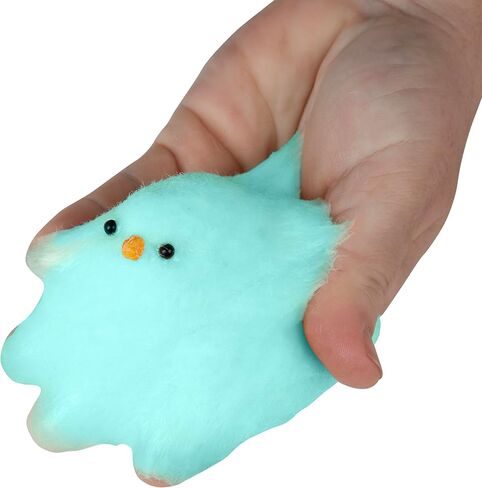 ORB Tabalicious TABA Squishy Chick (Green) - TABA Squishy Fluffs - Squish and Squeeze These Soft, Sticky, TABA Squishies, Perfect for Stress Relief - Sensory and Fidget Toys for Kids and Adults in Kuwait