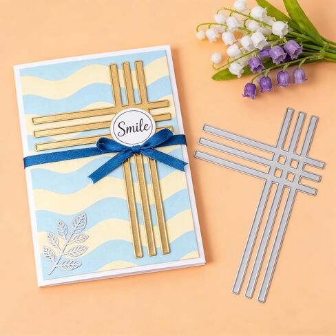 قالب قطع معدني لسكرابوكينغ، قطع القوالب، صنع البطاقات، قالب استنسل قطع DIY، أدوات النقش، لوازم صنع بطاقات عيد الميلاد لألبوم الصور الورقية، ديكور حفلات الزفاف، 5.51 × 3.94 بوصة in Kuwait