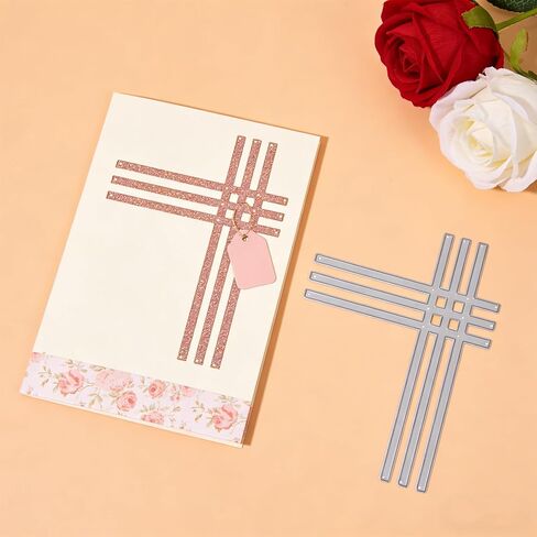 قالب قطع معدني لسكرابوكينغ، قطع القوالب، صنع البطاقات، قالب استنسل قطع DIY، أدوات النقش، لوازم صنع بطاقات عيد الميلاد لألبوم الصور الورقية، ديكور حفلات الزفاف، 5.51 × 3.94 بوصة in Kuwait
