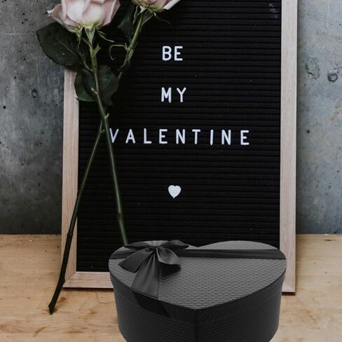 MAGICLULU Heart Shaped Box with Lid, Decorative Valentine's Day Box for Flower Arrangements, Valentines Day, Wedding, Anniversary, Birthday Party,10x8in in Saudi Arabia