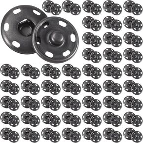 50 Sets Sew on Snaps Snap Buttons for Clothes Fabric Sewing Snaps 19 Mm Metal Snap Fasteners Press Studs Buttons for Sewing Clothing in Saudi Arabia