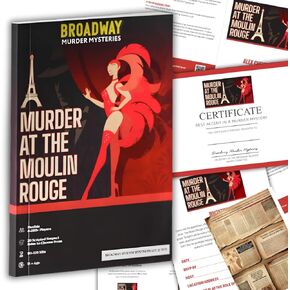 جريمة قتل في مولان روج | مجموعة ألعاب لغز القتل الغامضة التي تحمل عنوان باريس في عشرينيات القرن العشرين | لعبة الحفلة للكبار والمراهقين | مرونة 4-20+ لاعبين in Kuwait