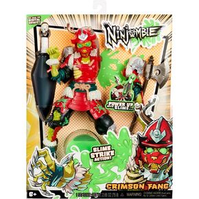 MGA Entertainment Ninjombie Action Figure - Crimson Fang, Boys Action Ninja Zombie Slime Monster Action Figure, Ages 6+ in Kuwait