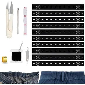 10 Pcs Adjustable Waist Tightener for Pants Women,Jeans Waist Tightener for Pants Waist Tightener for Loose Jeans Pants Adjustable Waist Tightener for Women Men in Saudi Arabia