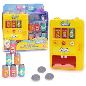 Toyland® Spongebob Squarepants Mini Vending Machine Playset - Rock Bottom Pretend Play Toy with Coins & Drinks Accessories - Fun Gift for Kids Ages 3+ in Kuwait