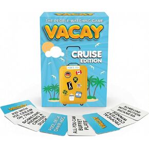 Vacay Cruise Essentials People-Watching Card Game for Royal Caribbean, Carnival, Norwegian NCL, Disney MSC and Princess – A Fun Ship Must Have & Top 10 Cruise Essentials Deck Game for Every Sailing in Saudi Arabia