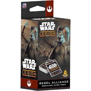 Star Wars: حزمة بطاقات Legion Rebel Alliance Command - لعبة منمنمات للطاولة، لعبة استراتيجية للأطفال والكبار، للأعمار من 14 عامًا فما فوق، لاعبان، وقت لعب لمدة 3 ساعات، مصنوعة بواسطة Atomic Mass Games in Kuwait