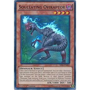 Souleating Oviraptor - SR04-EN002 - نادر للغاية - الإصدار الأول - مجموعة الهيكل: غضب الديناصورات (الإصدار الأول) in Kuwait