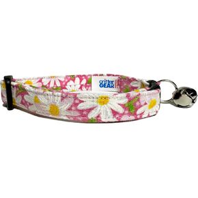 CritterGear Breakaway Cat Collar Pink Daisies (U.S.A. Made) in Saudi Arabia