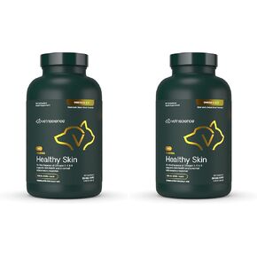 VetriScience Omega 3 Fish Oil for Dogs and Cats, 90 Soft Gels - Skin and Coat, Heart Health and Immune Support Fish Oil Supplement in Kuwait