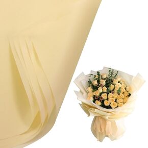 Aoserge White Wrapping Paper - 20 Sheets 22 x 22 Inch Bouquet Wrapping Paper for DIY Crafts, Gift Packaging and Florist Supplies in Kuwait