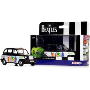 Corgi Diecast Model Cars - CC85931 The Beatles, London Taxi - 'Ob-La-Di, Ob-La-Da' - 1:36 Pre-Built Model Vehicles Toy, Classic Metal Die Cast Collectible, Auto Toys Models for Adults - Black in Kuwait