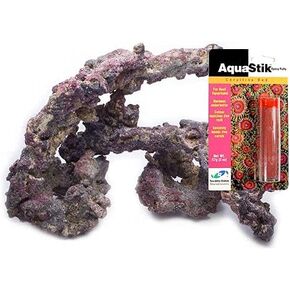 CaribSea Shapes, 20 pounds & Aquastick Epoxy Bundle (2 Items) in Saudi Arabia