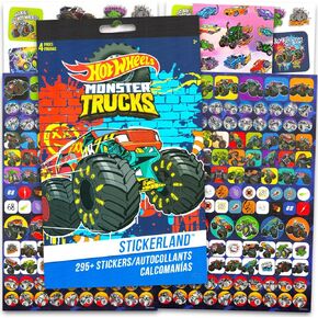 Hot Wheels Potty Training Stickers Bundle - Over 295 Monster Truck Reward Stickers for Toddlers, Boys, Kids | Hot Wheels Party Favors in Kuwait