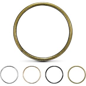CooBigo 12Pack 2" O Rings Metal Buckle Loops Crafts Purse Bag Webbing Strap Backpack Making Dog Leash Collar Hardware (Large, Assorted Color) in Kuwait