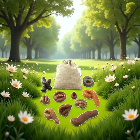 6 Pcs Randomly Fake Poop Toy Set,Fake Poop Realistic False Dog Poop Mischief Turd April Fools Day Pranks Props,Realistic Brown Props in Saudi Arabia