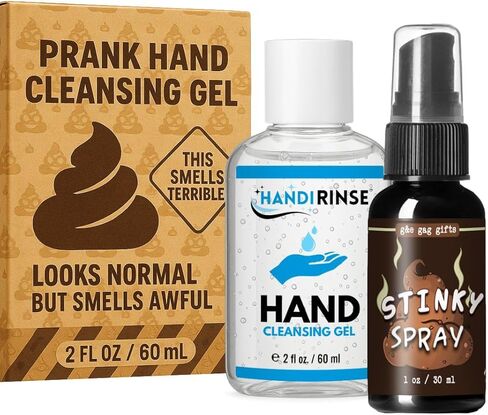 Stinky Hand Cleansing Gel - Hand Sanitizer Prank with Stinky Fart Spray - Smells Gross - Very Funny New Prank & Gag Gift in Saudi Arabia