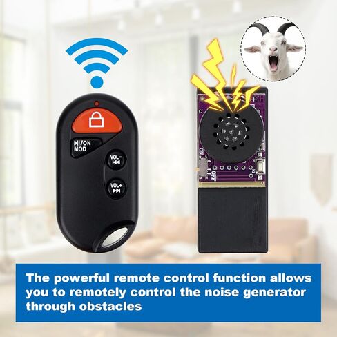 Screaming Goat Prank Noise Maker with Remote Control, 8 Funny Goat Screams Hidden Sound Prank Gag for Adults Kids Home School Party (Purple) in Saudi Arabia