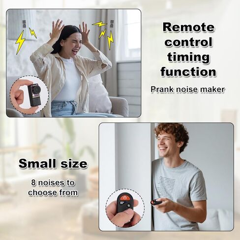 Screaming Goat Prank Noise Maker with Remote Control, 8 Funny Goat Screams Hidden Sound Prank Gag for Adults Kids Home School Party (Purple) in Saudi Arabia