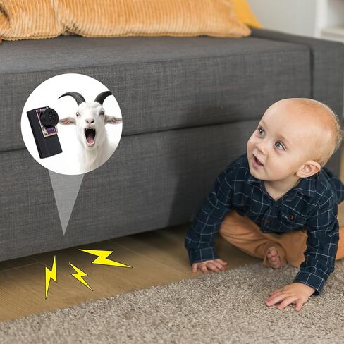 Screaming Goat Prank Noise Maker with Remote Control, 8 Funny Goat Screams Hidden Sound Prank Gag for Adults Kids Home School Party (Purple) in Saudi Arabia