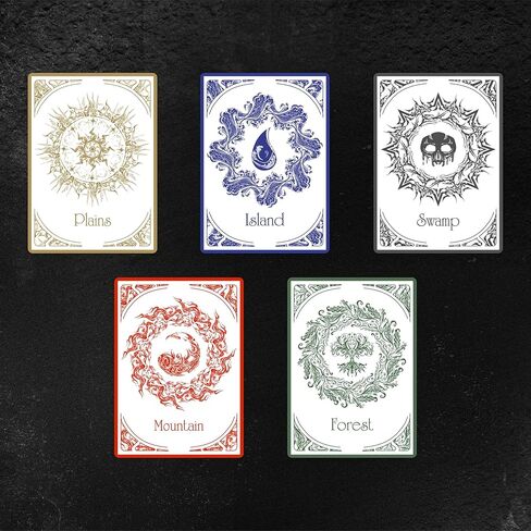 بطاقات الوكيل لـ Magic The Gathering، بطاقات فنية بديلة مخصصة يمكنك صنعها بنفسك، أساسيات رمز Mana، عادية in Kuwait