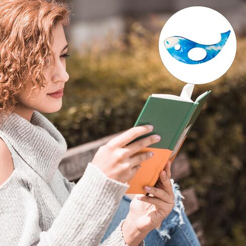 قالب راتنج حامل صفحة كتاب الإبهام، قالب حامل صفحة الكتاب، قوالب إشارة مرجعية قابلة لإعادة الاستخدام، قوالب صب إشارة مرجعية مصنوعة يدويًا لملحقات القراءة DIY للطلاب محبي الكتب in Saudi Arabia