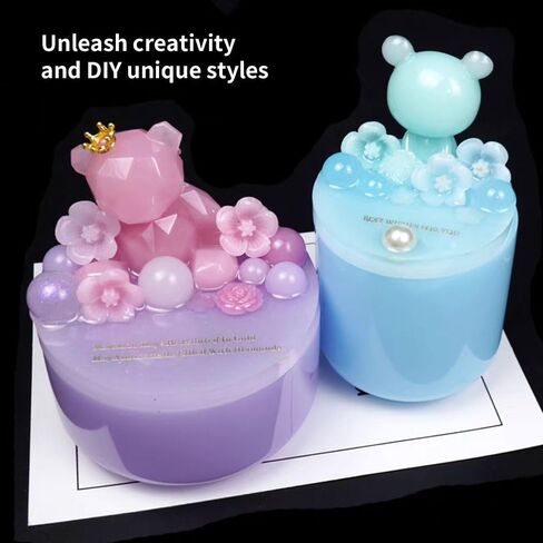 BIGEBO 2PCS Large Jar Resin Mold with Lid, Creative Epoxy Pot Molds for Trinket Planter & DIY Crafts Silicone Jar Molds Candy Jewelry Storage Boxes in Saudi Arabia