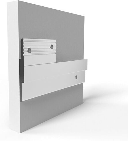 Monarch Metal MF375 Z Clip Kit – Two 48" Rails – Aluminum Z Bar Hanging System with 2" Clips, Screws & Drywall Anchors – MF375H4-48Kit in Saudi Arabia