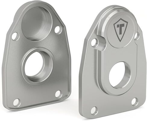 TREAL Aluminum 7075 Outer Portal Covers(2pcs) Front or Rear Portal Axle Caps for Axial 1/8 AXP8 Gilamon(Silver) in Saudi Arabia