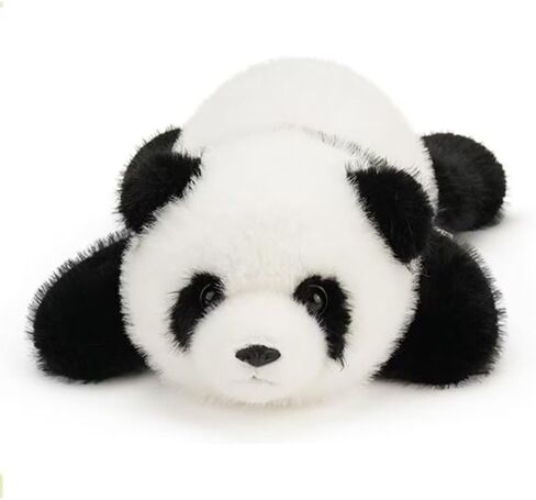 الباندا المحشوة على شكل حيوان، لعبة الباندا القطيفة مقاس 25.4 سم لتخفيف التوتر، لعبة قطيفة لأعياد الميلاد والكريسماس وعيد الحب للأطفال والكبار in Kuwait