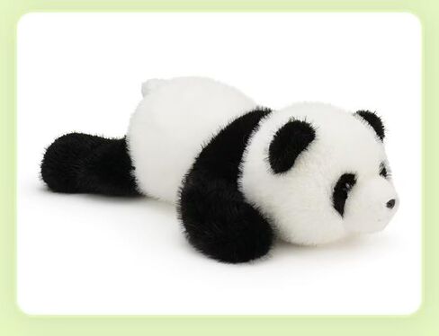 الباندا المحشوة على شكل حيوان، لعبة الباندا القطيفة مقاس 25.4 سم لتخفيف التوتر، لعبة قطيفة لأعياد الميلاد والكريسماس وعيد الحب للأطفال والكبار in Kuwait