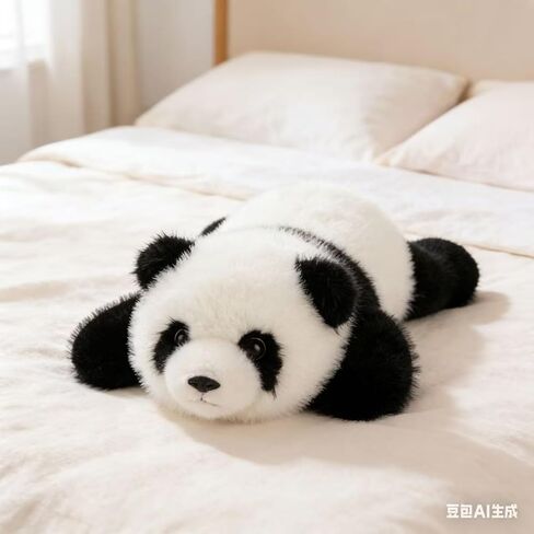 الباندا المحشوة على شكل حيوان، لعبة الباندا القطيفة مقاس 25.4 سم لتخفيف التوتر، لعبة قطيفة لأعياد الميلاد والكريسماس وعيد الحب للأطفال والكبار in Kuwait
