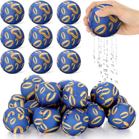 24 Pack Hawaiian Party Favors Water Balls Bomb for Pool, 2 Inch Reusable Water Balls Bulk Red Blue Flower Patterns Absorbent Pool Toys for Kids Beach Luau Party Supplies in Saudi Arabia