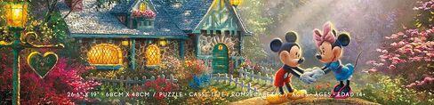 Ceaco - Thomas Kinkade - Disney - Mickey & Minnie Sweetheart Bridge - 1000 Piece Jigsaw Puzzle in Saudi Arabia