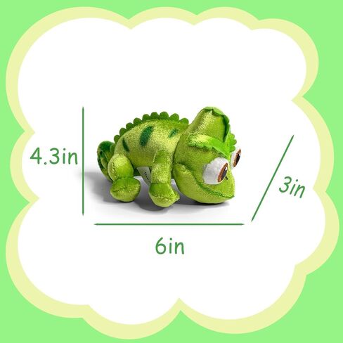 Lizard Plush, Cute Cartoon Chameleon Stuffed Toy with Hidden Magnet in Saudi Arabia