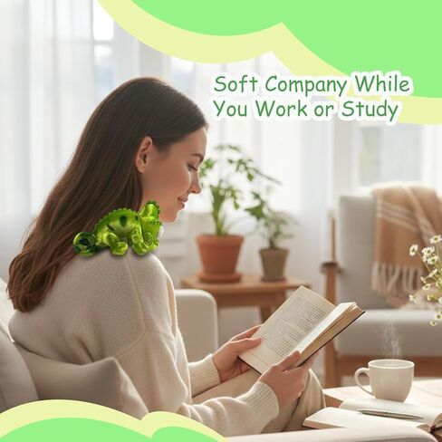 Lizard Plush, Cute Cartoon Chameleon Stuffed Toy with Hidden Magnet in Saudi Arabia