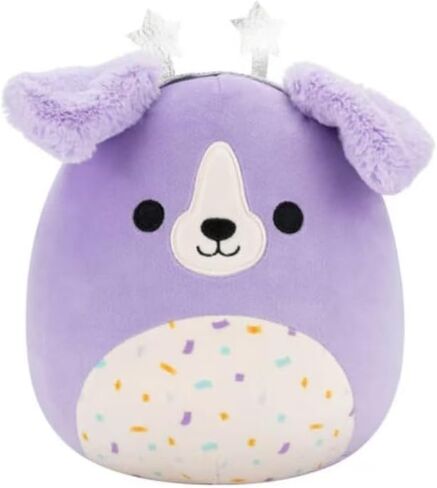Squishmallows 2025 Original 8-Inch Happy Birthday Squad Plush - Collectible Soft & Squishy Mini Stuffed Animal Toy - Add to Your Squad - Gift for Kids, Girls & Boys (Deontay Retriever) in Saudi Arabia