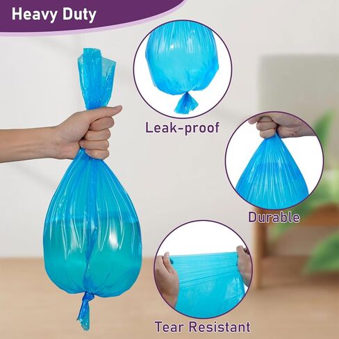 أكياس إعادة تعبئة فضلات القطط بطول 26.2 قدمًا متوافقة مع Litter Genie Plus/Standard/Style/Pet Pail، طول إضافي 80% ومدة استخدام 32 شهرًا، عبوات فضلات فائقة التحكم في الرائحة، 8 عبوات (الخرطوشة غير متضمنة) in Kuwait