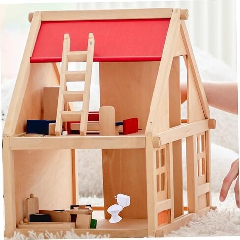 1:12 Scale White Plastic Miniature Toilet Model - Realistic Dollhouse Bathroom Accessories for DIY Mini House Decor, Mini Toilet Furniture for Architecture Models and Craft Projects in Saudi Arabia