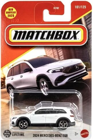 Matchbox 2024 Mercedes-Benz EQB [White] 101/125, New for 2025! 1:64 Scale Diecast Toy Vehicle in Saudi Arabia