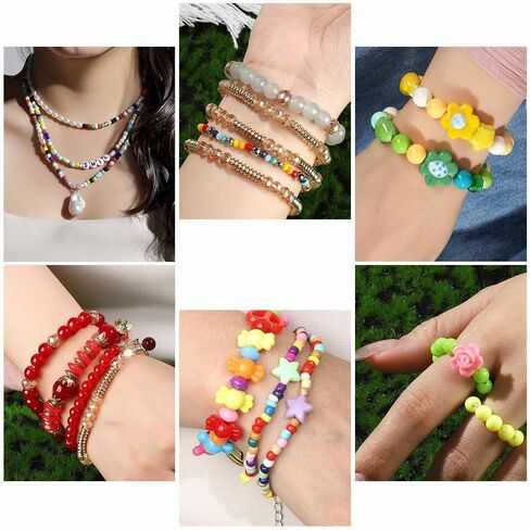 0.6mm Bead Cord Crystal Elastic Stretchy Bracelet String for Jewelry Making Necklace Bracelet Beading Thread-Green in Saudi Arabia