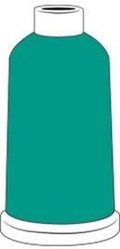 Madeira Rayon Embroidery Thread 1100yd Spool BLUE GREEN Color: 1380 in Saudi Arabia