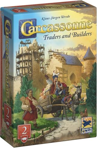 Hans Im Gluck Carcassonne Traders & Builders Board Game Expansion - Add Goods, Pigs & Builders to Enhance Strategy, Family Fun for Kids & Adults, Ages 8+, 2-5 Players, 45 Minute Playtime in Saudi Arabia